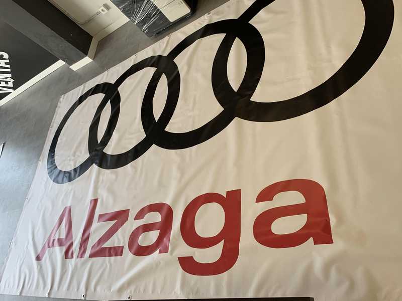 Impresión de lonas para concesionario Audi Alzaga
