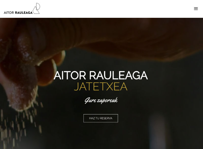 Diseño de página web para restaurante en Bilbao