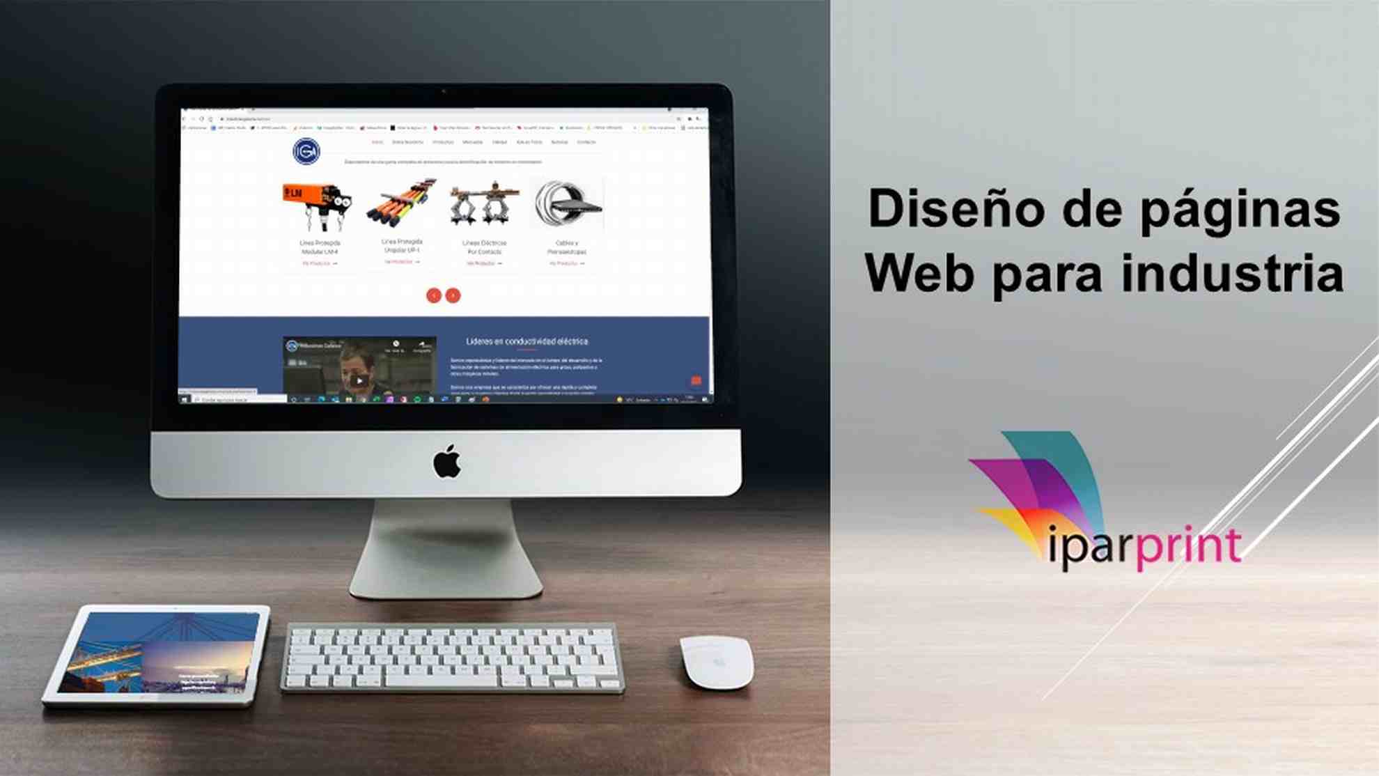 Diseño de web para empresa industrial
